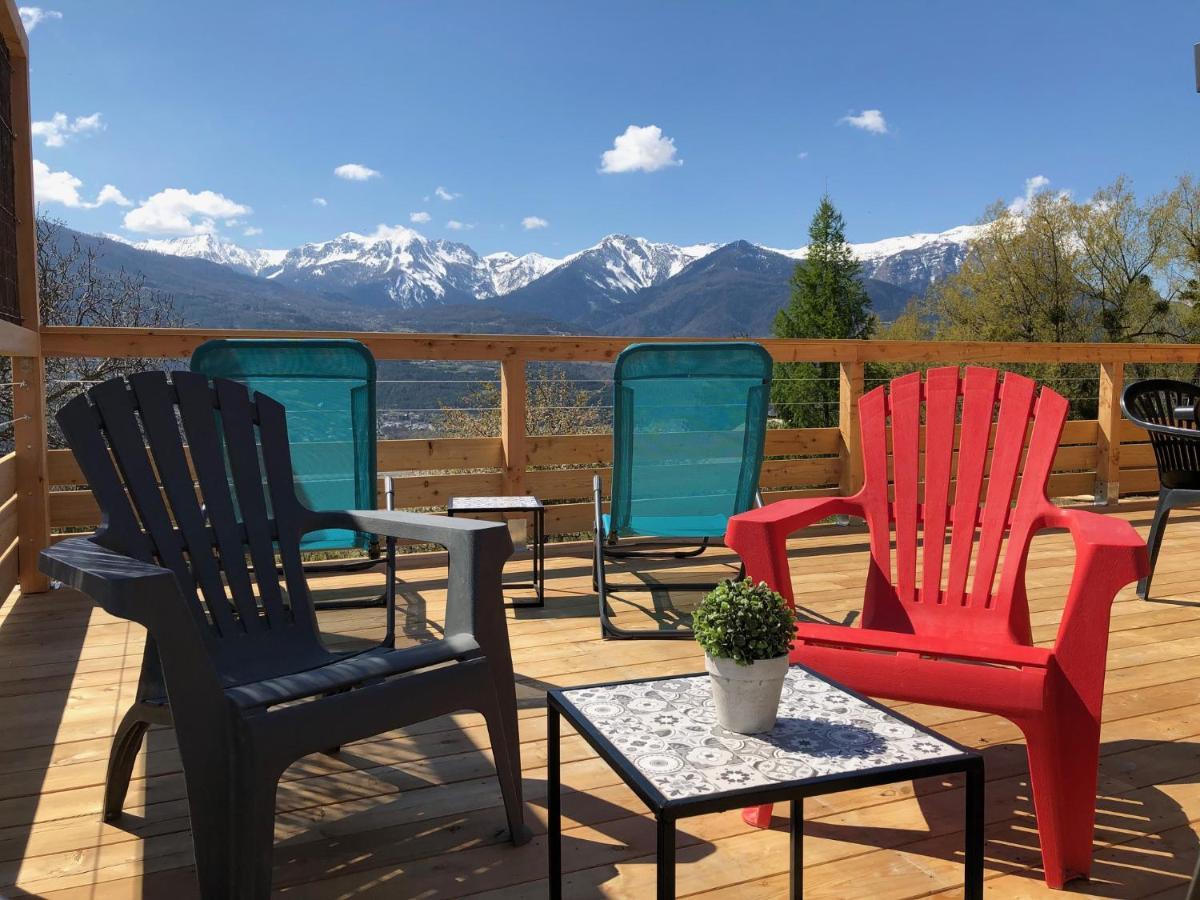 Chalet Avec Vue Lac Embrun Esterno foto